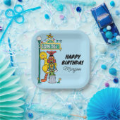 Sesamstraat | Fijne verjaardag Papieren Bordje (Feest)