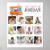 Sesamstraat Foodie Truck Een jaar van 12 maanden Poster (Voorkant)