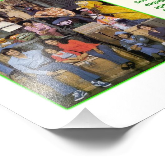 Sesamstraat Foto Afdruk (Hoek)