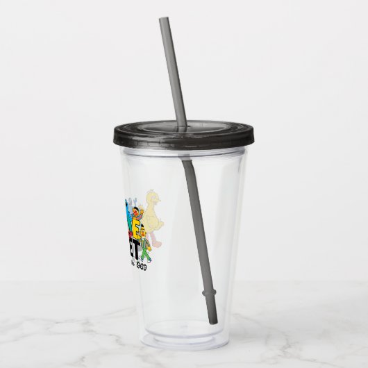 Sesamstraat | Furry Friends sinds 1969 Acryl Drinkbeker (Links)