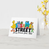 Sesamstraat | Furry Friends sinds 1969 Kaart (Gele Bloem)