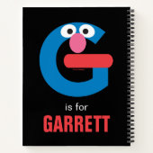 Sesamstraat | G voor Grover Notitieboek (Achterkant)