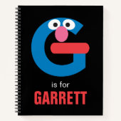 Sesamstraat | G voor Grover Notitieboek (Voorkant)