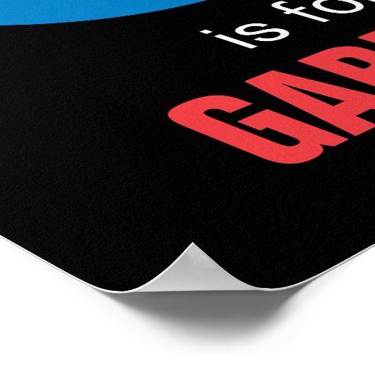 Sesamstraat | G voor Grover Poster (Hoek)