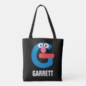 Sesamstraat | G voor Grover Tote Bag (Achterkant)