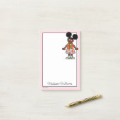 Sesamstraat | Gabrielle Add Jouw naam Post-it® Notes (Op bureau)