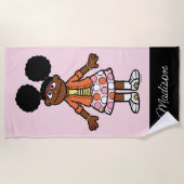 Sesamstraat | Gabrielle Add Jouw naam Strandlaken (Voorkant)