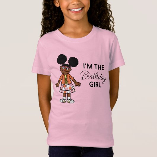 Sesamstraat | Gabrielle Birthday Girl T-shirt (Voorkant)
