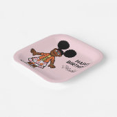 Sesamstraat | Gabrielle Happy Birthday Papieren Bordje (Gebogen)