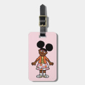 Sesamstraat | Gabrielle Portrait | Jouw namen toev Bagagelabel (Voorkant verticaal)