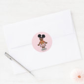 Sesamstraat | Gabrielle Portrait Ronde Sticker (Envelop)