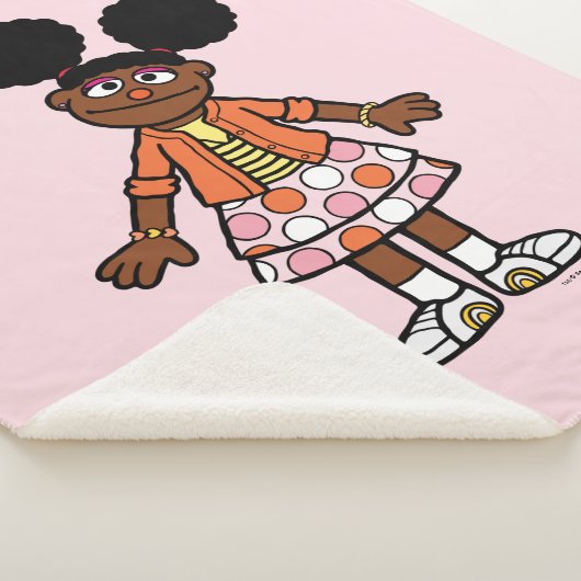 Sesamstraat | Gabrielle Portrait Sherpa Deken (3/4)