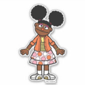 Sesamstraat | Gabrielle Portrait Sticker (Voorkant)