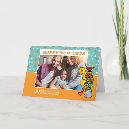 Sesamstraat | Gelukkig Nieuwjaar Kaart (Voorkant)