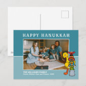 Sesamstraat | Gelukkige Chanoeka Feestdagenkaart (Voorkant / Achterkant)