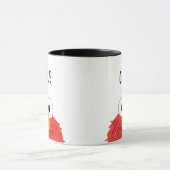 Sesamstraat | Gepersonaliseerd Elmo Big Face Mok (Midden)
