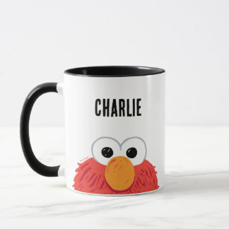 Sesamstraat | Gepersonaliseerd Elmo Big Face Mok