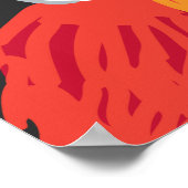 Sesamstraat | Gepersonaliseerd Elmo Big Face Poster (Hoek)