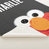 Sesamstraat | Gepersonaliseerd Elmo Big Face Sherpa Deken (3/4)