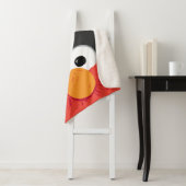 Sesamstraat | Gepersonaliseerd Elmo Big Face Sherpa Deken (In situ)