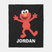 Sesamstraat | Gepersonaliseerde Elmo Fleece Deken (Voorkant)