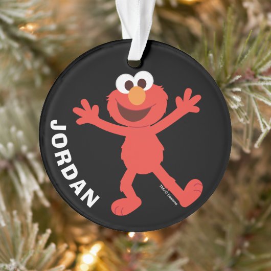 Sesamstraat | Gepersonaliseerde Elmo Ornament (Boom)
