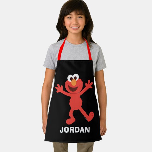 Sesamstraat | Gepersonaliseerde Elmo Schort (Insitu)