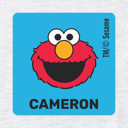Sesamstraat Gepersonaliseerde Kinderen Labels (Design 1)
