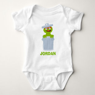 Sesamstraat Gepersonaliseerde Oscar de Grouch Romper