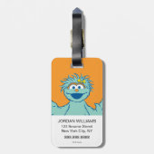 Sesamstraat | Gepersonaliseerde Rosita Bagagelabel (Achterkant verticaal)