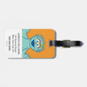 Sesamstraat | Gepersonaliseerde Rosita Bagagelabel (Achterkant horizontaal)