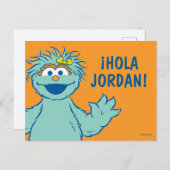 Sesamstraat | Gepersonaliseerde Rosita Briefkaart (Voorkant / Achterkant)