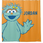 Sesamstraat | Gepersonaliseerde Rosita Douchegordijn (Voorkant)