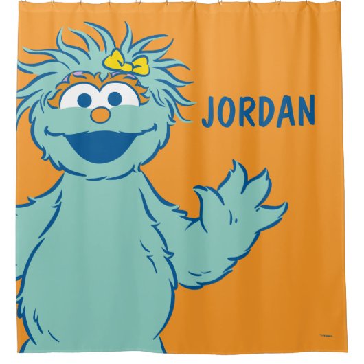 Sesamstraat | Gepersonaliseerde Rosita Douchegordijn (Voorkant)