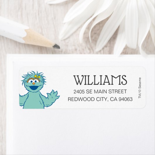 Sesamstraat | Gepersonaliseerde Rosita Etiket (Insitu)