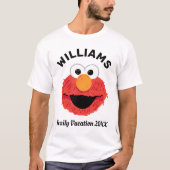 Sesamstraat | Gezinsvakantie Elmo T-shirt (Voorkant)