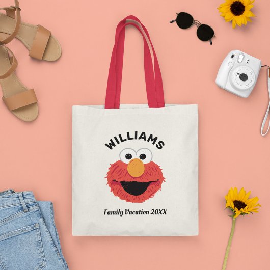 Sesamstraat | Gezinsvakantie Elmo Tote Bag