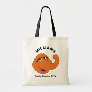 Sesamstraat Gezinsvakantie met Snuffleupagus Tote Bag