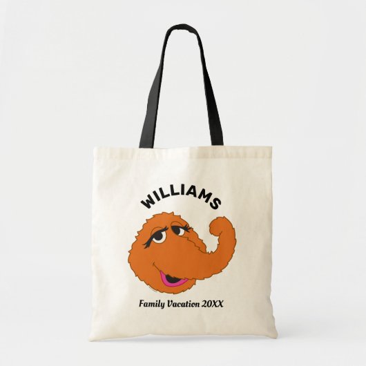 Sesamstraat | Gezinsvakantie met Snuffleupagus Tote Bag (Voorkant)