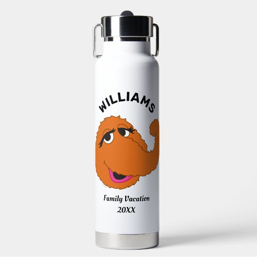 Sesamstraat | Gezinsvakantie met Snuffleupagus Waterfles (Voorkant)