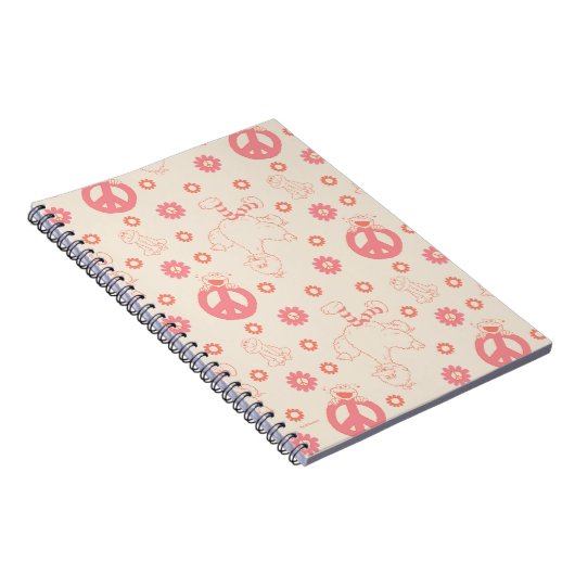 Sesamstraat | Goede Vibes Patroon Notitieboek (Rechterzijde)