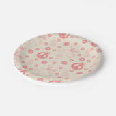 Sesamstraat | Goede Vibes Patroon Papieren Bordje (Gekanteld)