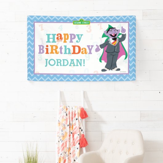 Sesamstraat | graaf von Count Birthday Spandoek (Insitu)