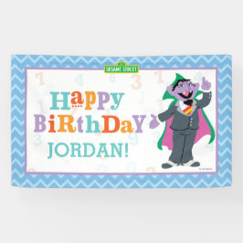 Sesamstraat | graaf von Count Birthday Spandoek