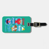 Sesamstraat | Grafisch park Elmo, Tango & Grover P Bagagelabel (Voorkant horizontaal)