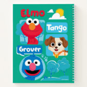 Sesamstraat | Grafisch park Elmo, Tango & Grover P Notitieboek (Achterkant)