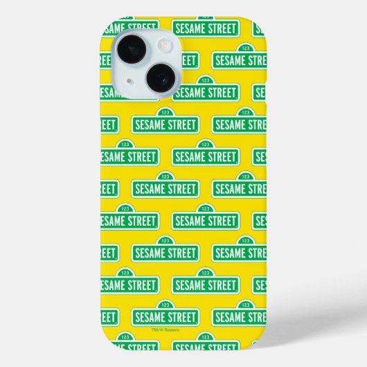 Sesamstraat | Groene Logo Case-Mate iPhone Case (Achterkant)