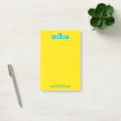 Sesamstraat | Groene Logo | Jouw namen toevoegen Post-it® Notes (Kantoor)