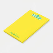 Sesamstraat | Groene Logo | Jouw namen toevoegen Post-it® Notes (Schuin)