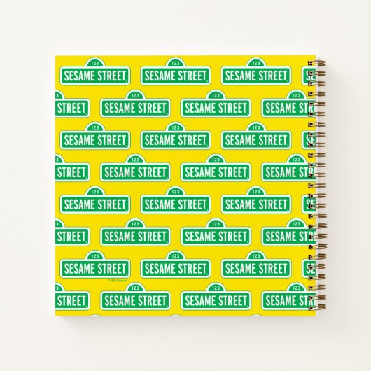 Sesamstraat | Groene Logo Notitieboek (Achterkant)
